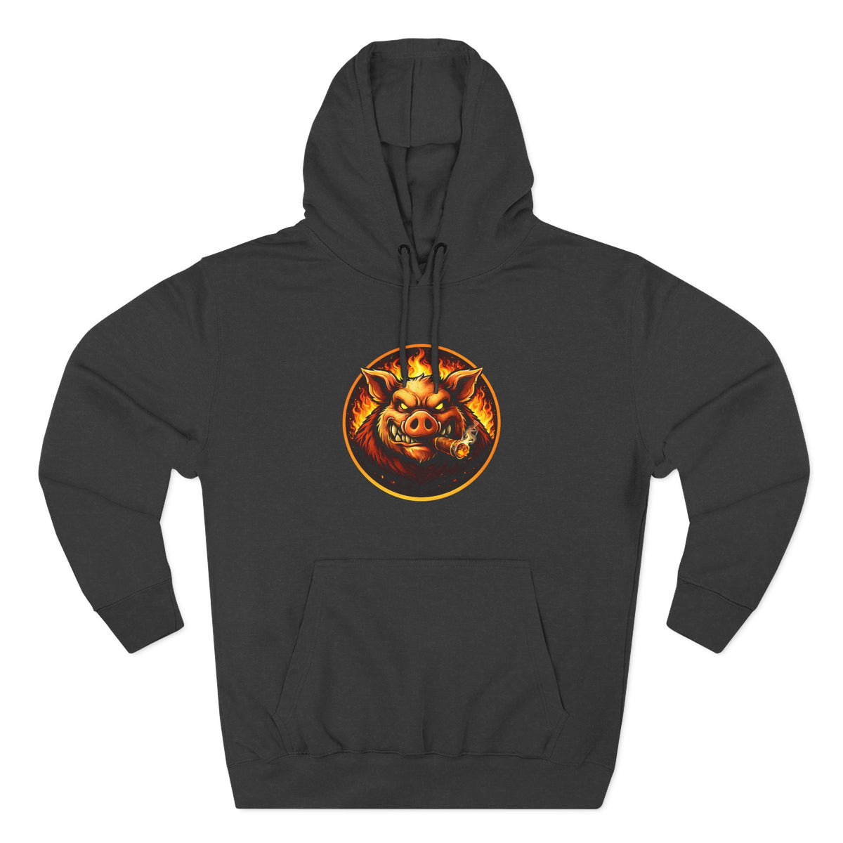 BBQ Test Pit logo hoodie mockup