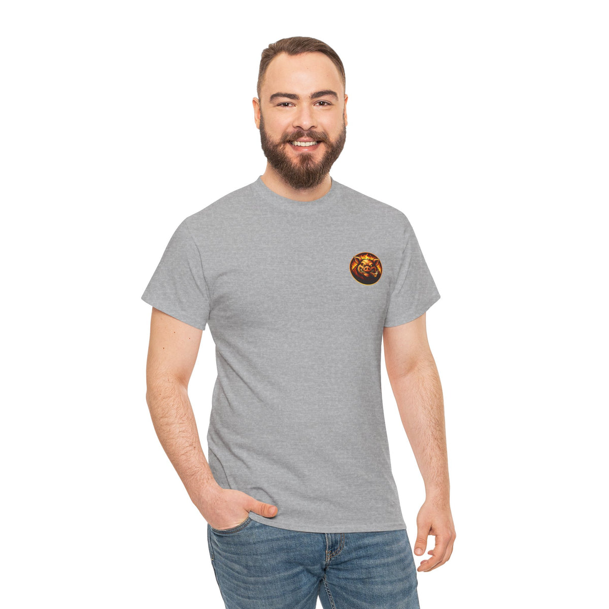 BBQ Test Pit I Like Big Butts tee mockup