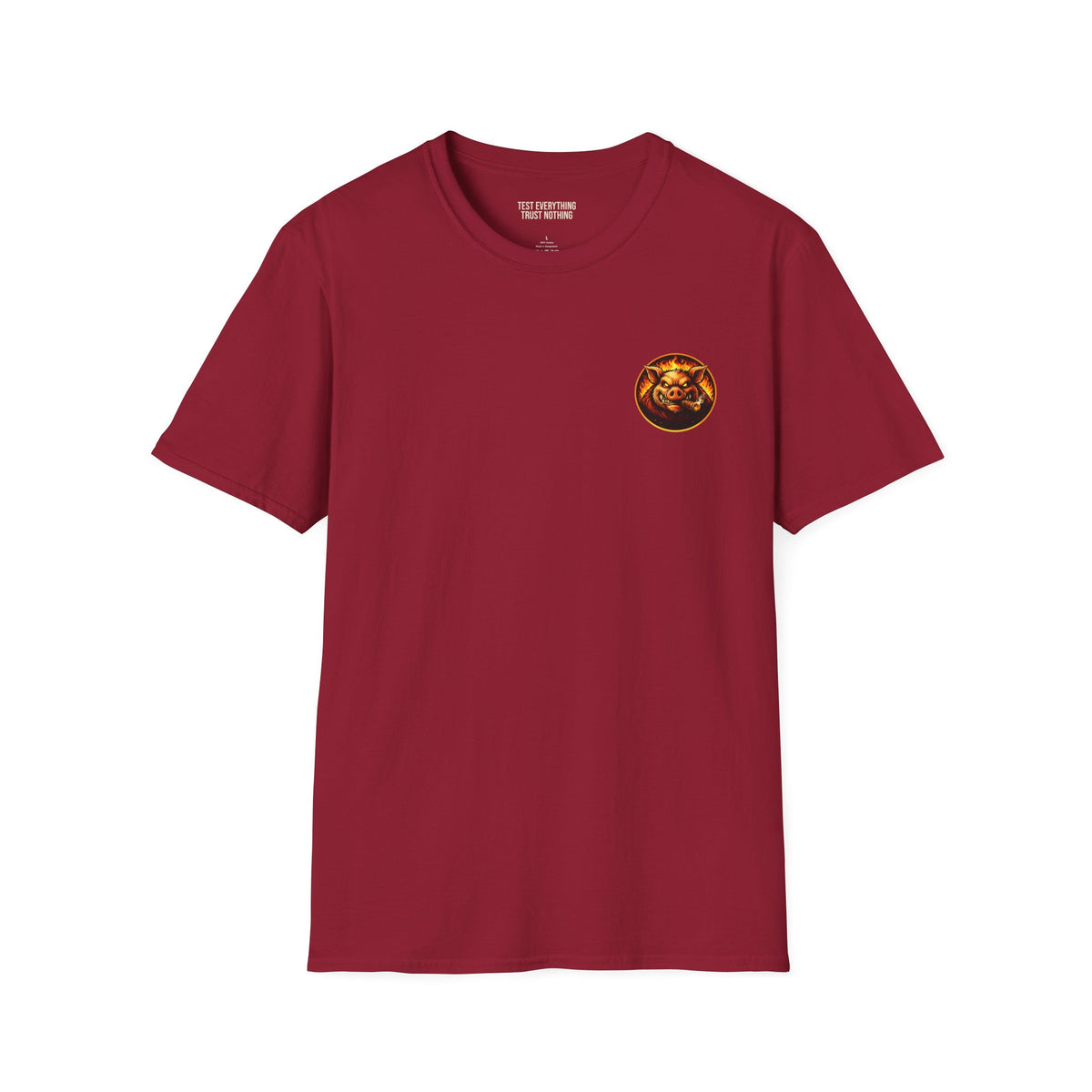BBQ Test Pit Your Pellet Grill Is Fine soft tee mockup