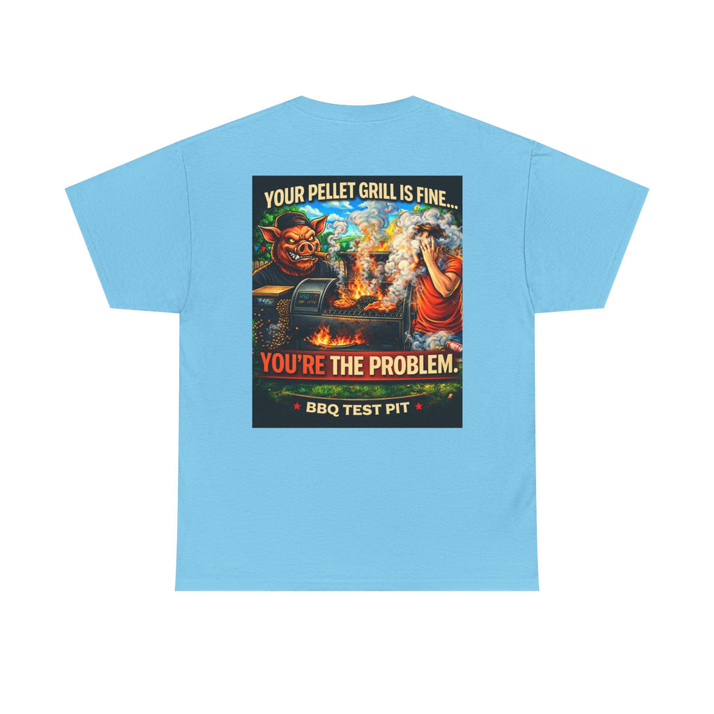 BBQ Test Pit Your Pellet Grill Is Fine tee mockup