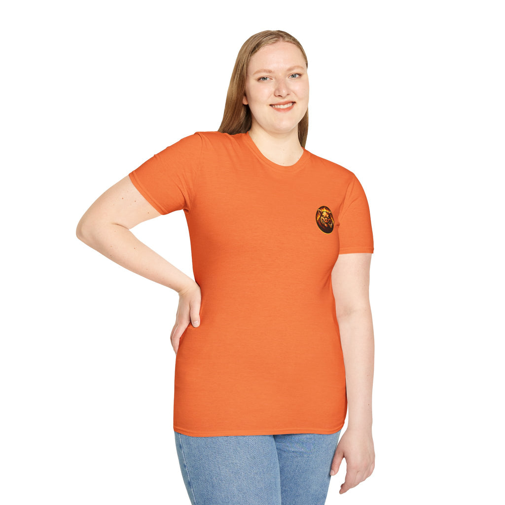BBQ Test Pit logo soft tee mockup