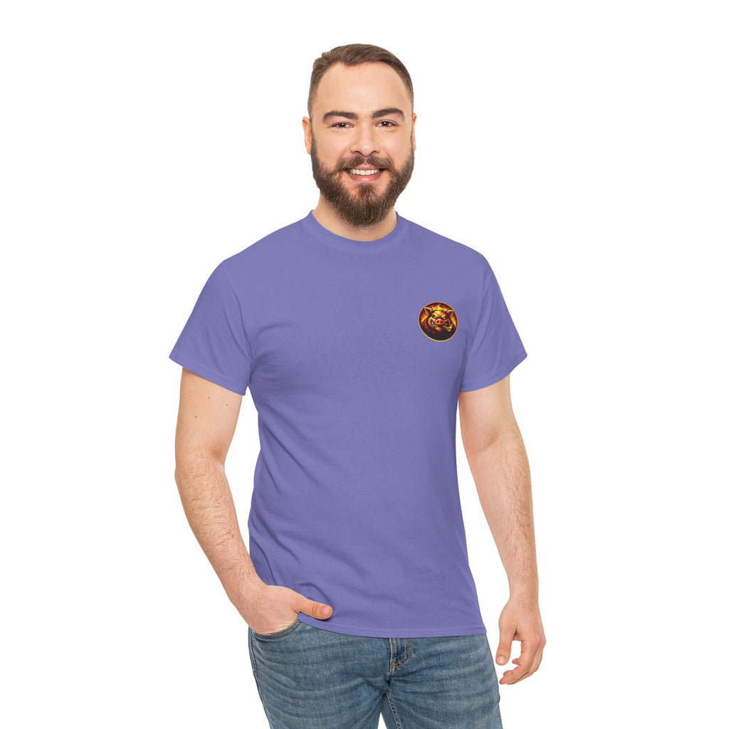 BBQ Test Pit Stop Calling It BBQ heavy tee mockup