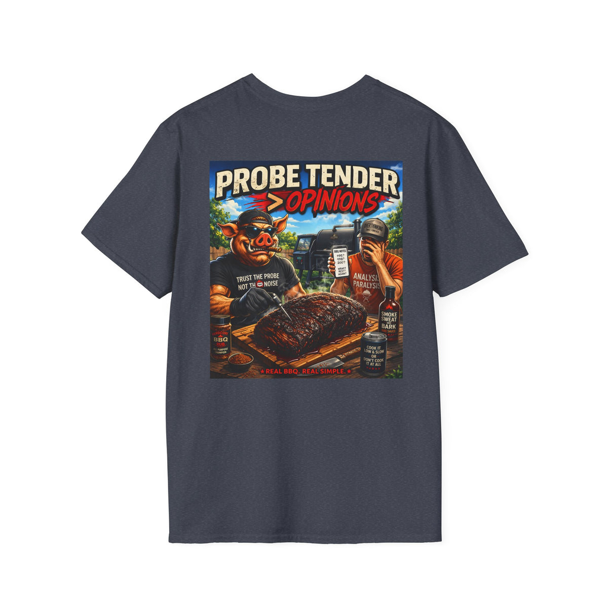BBQ Test Pit Probe Tender Opinions tee mockup