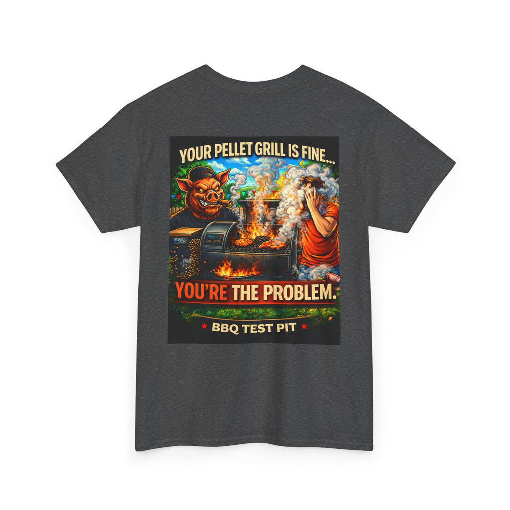 BBQ Test Pit Your Pellet Grill Is Fine tee mockup