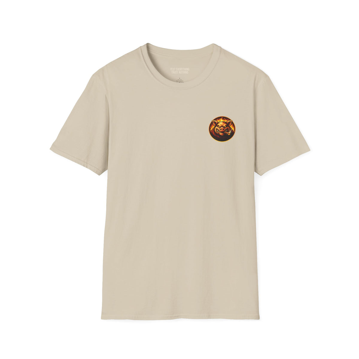BBQ Test Pit Wrap When It's Ready tee mockup