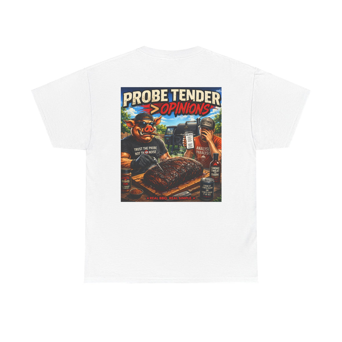 BBQ Test Pit Probe Tender Opinions heavy tee mockup