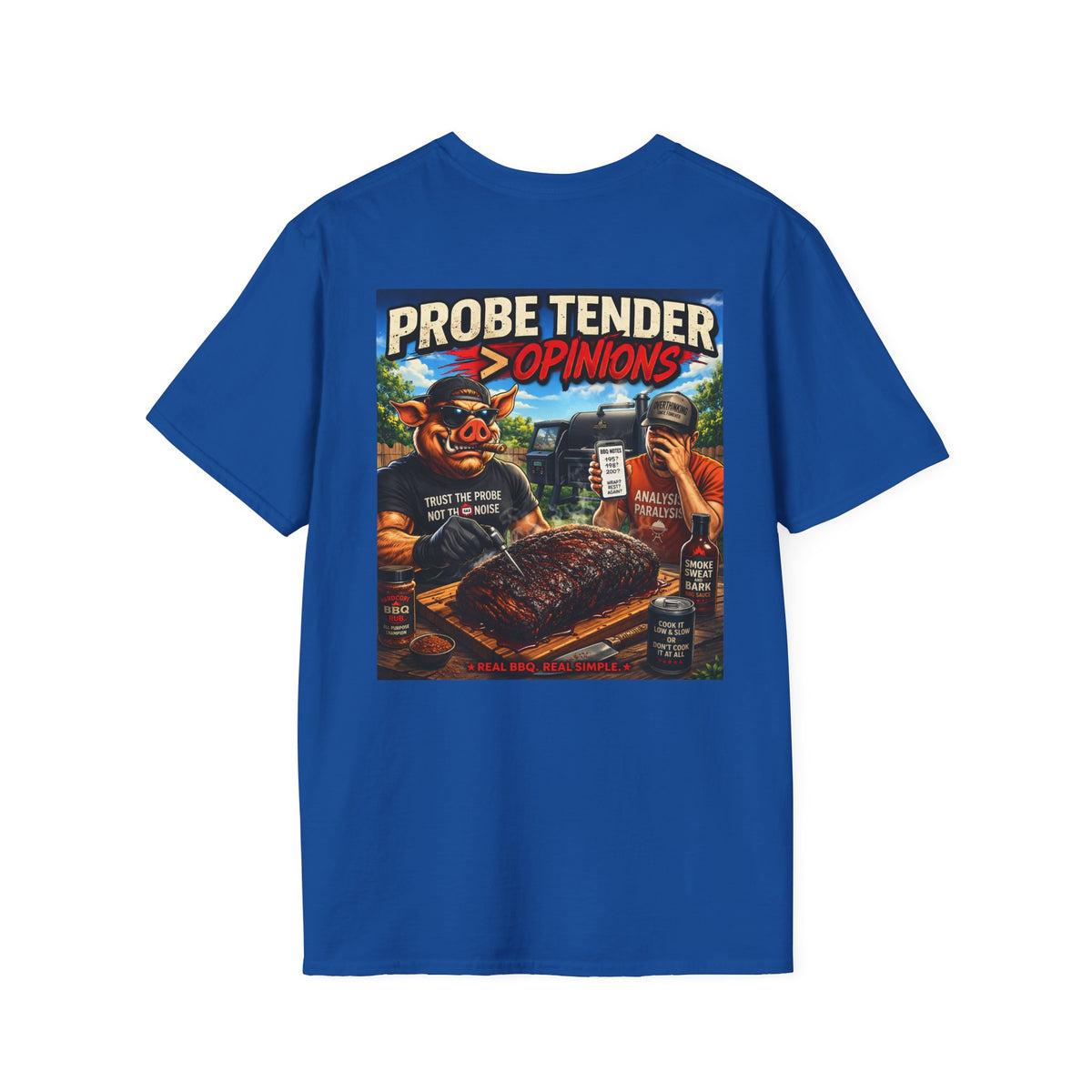 BBQ Test Pit Probe Tender Opinions tee mockup