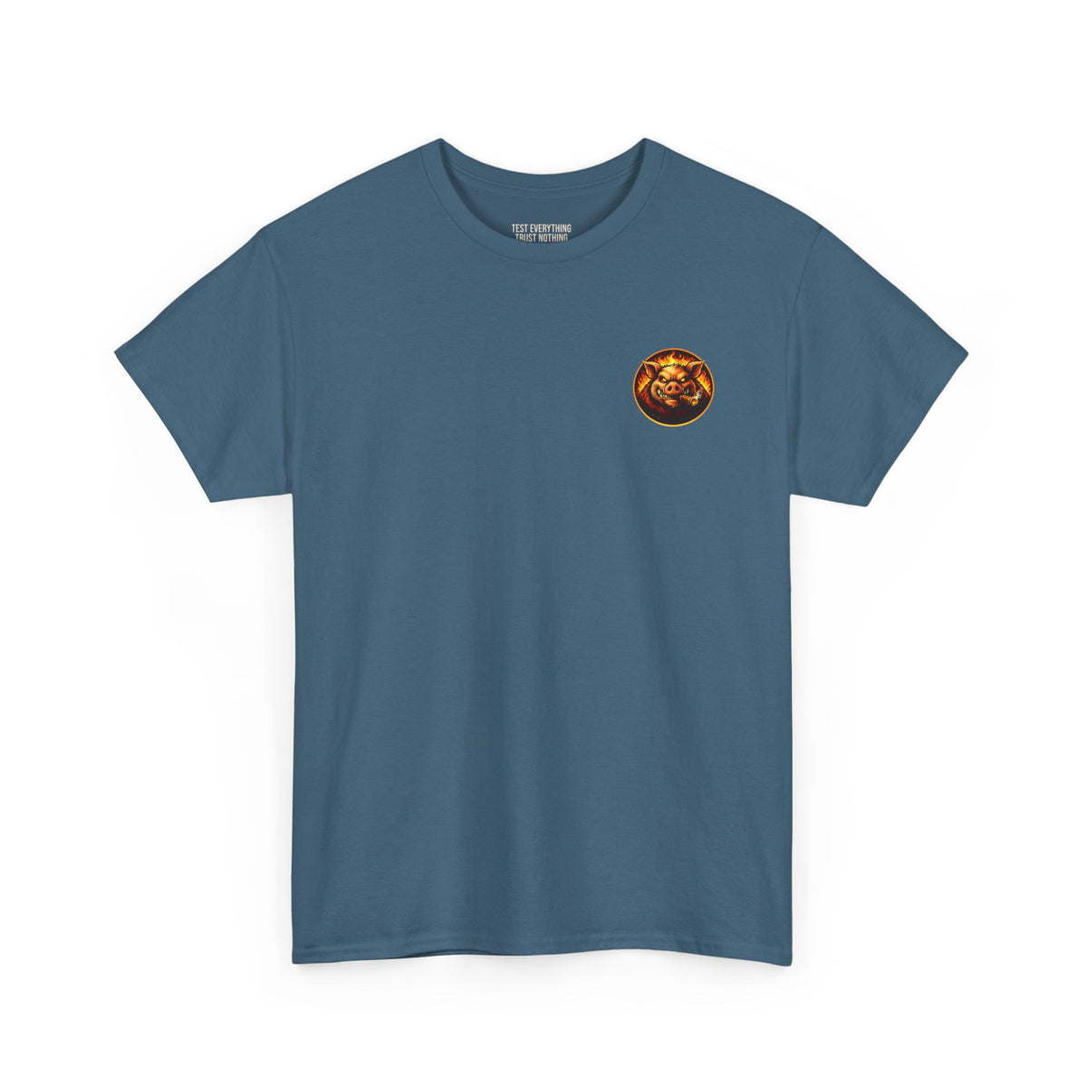 BBQ Test Pit Wrap When It's Ready soft tee mockup