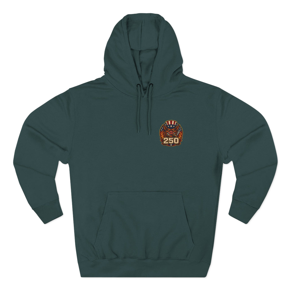 BBQ Test Pit 250 Years of Freedom hoodie mockup