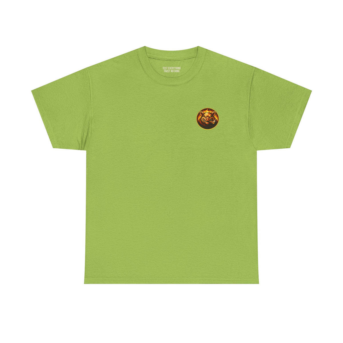 BBQ Test Pit logo tee mockup