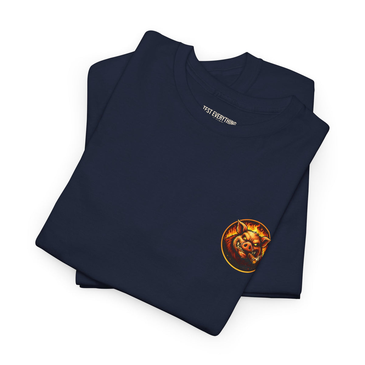 BBQ Test Pit I Like Big Butts tee mockup