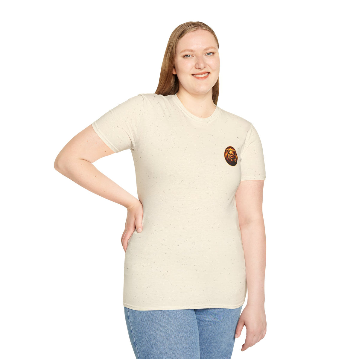 BBQ Test Pit I Like Big Butts soft tee mockup