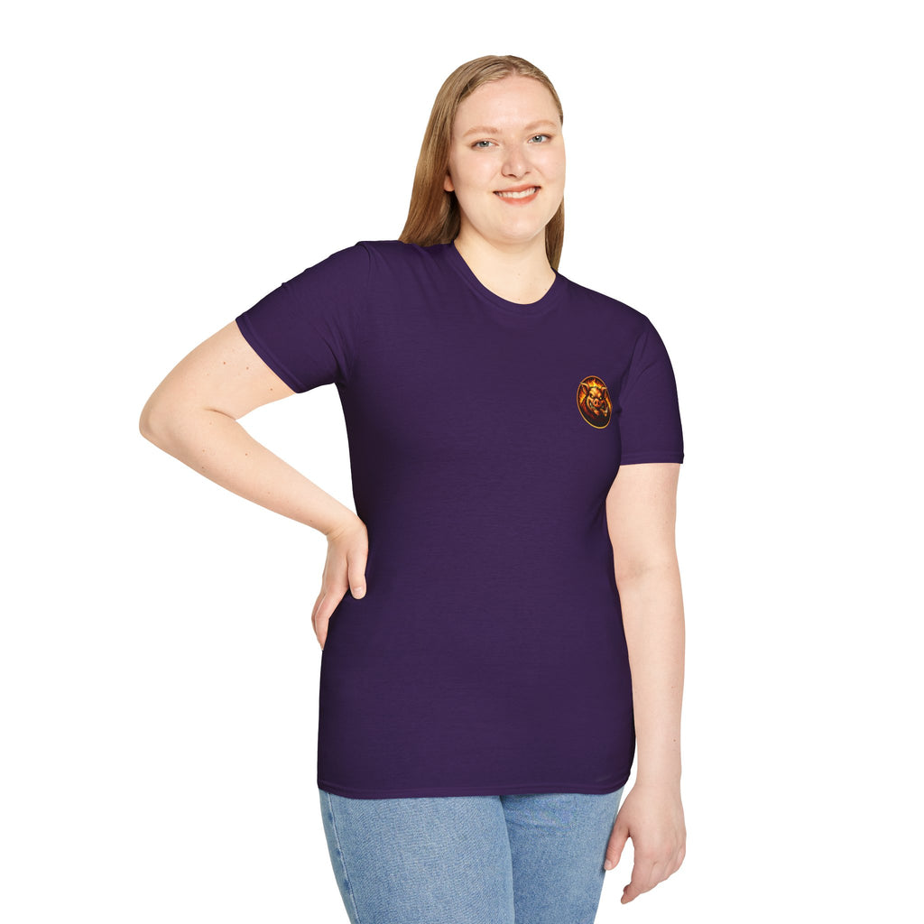 BBQ Test Pit logo soft tee mockup