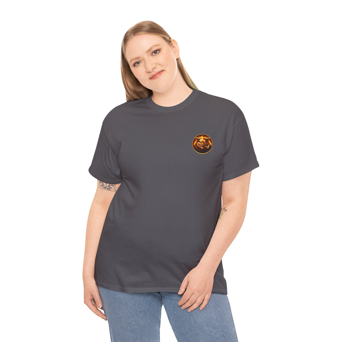 BBQ Test Pit I Like Big Butts tee mockup