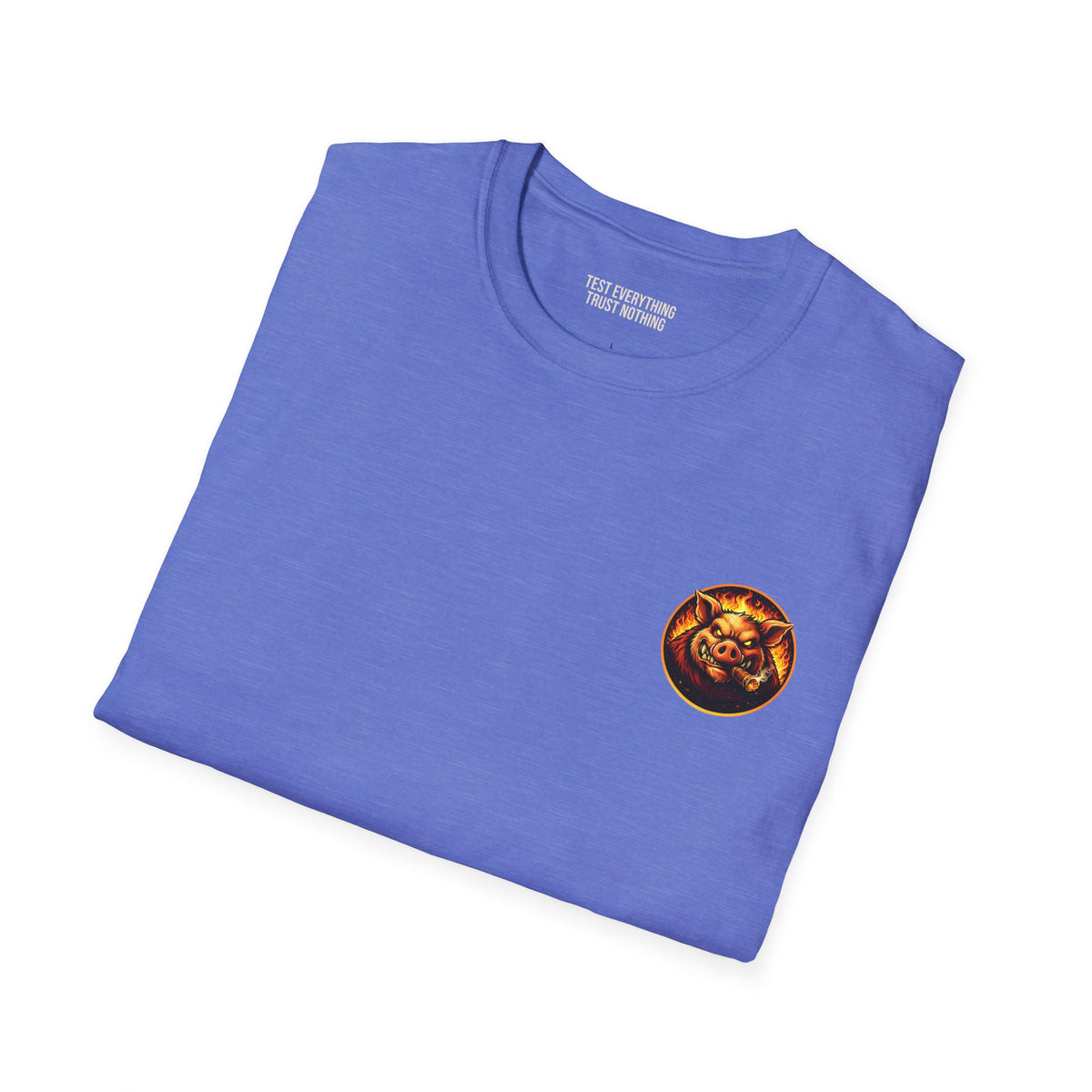 BBQ Test Pit Your Pellet Grill Is Fine soft tee mockup