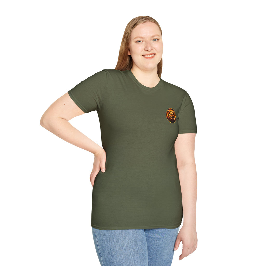 BBQ Test Pit I Like Big Butts soft tee mockup