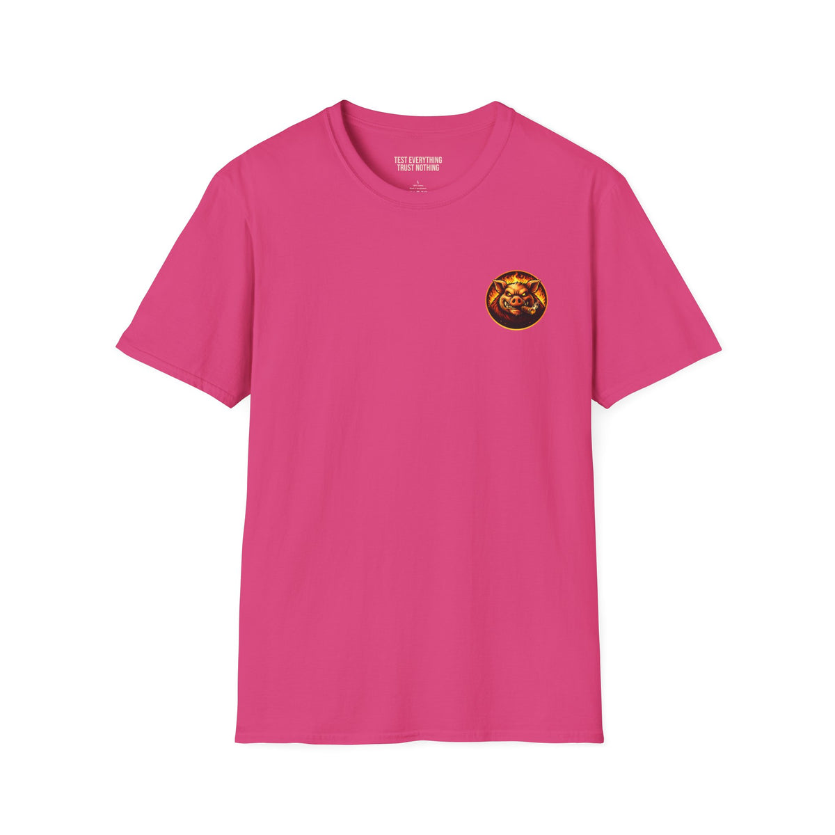BBQ Test Pit Stop Staring At My Rack soft tee mockup