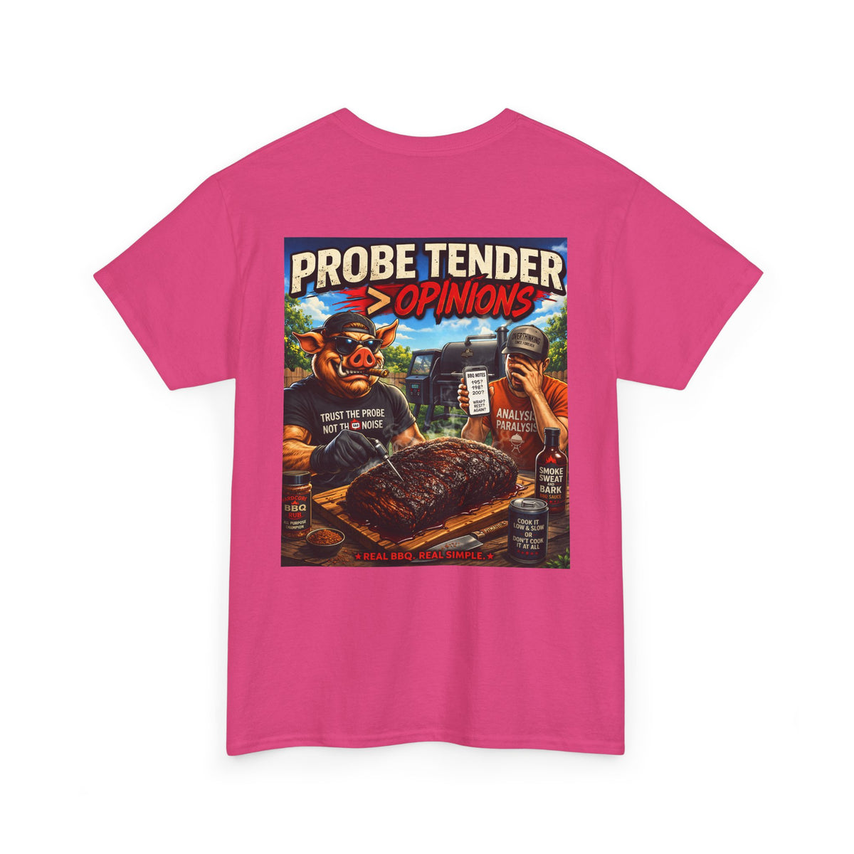 BBQ Test Pit Probe Tender Opinions heavy tee mockup