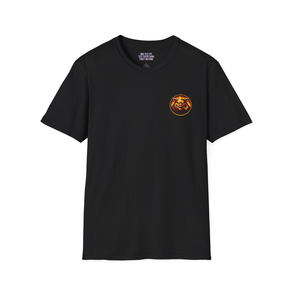 BBQ Test Pit Stop Calling It BBQ tee mockup