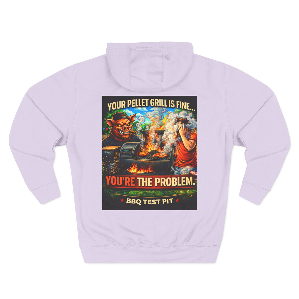 BBQ Test Pit Your Pellet Grill Is Fine hoodie mockup