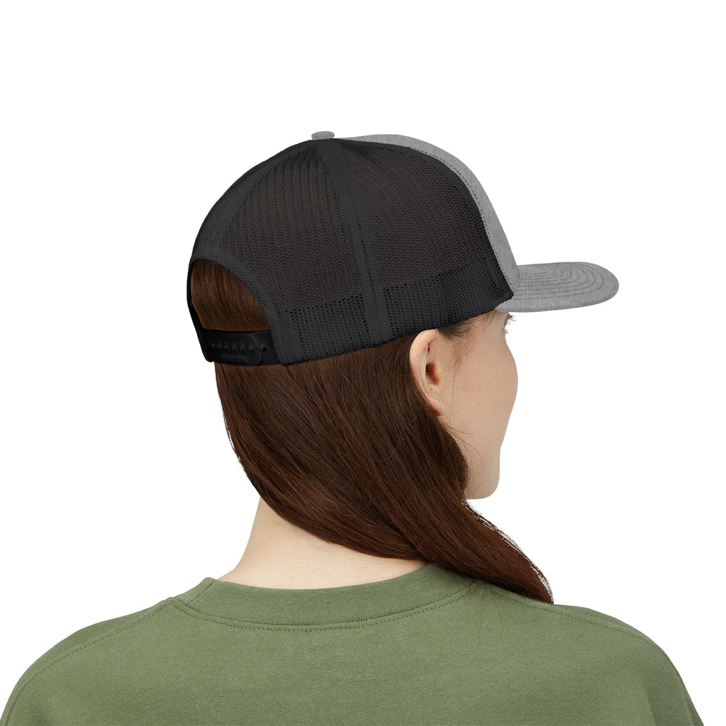 BBQ Test Pit 250 Years of Freedom trucker hat mockup