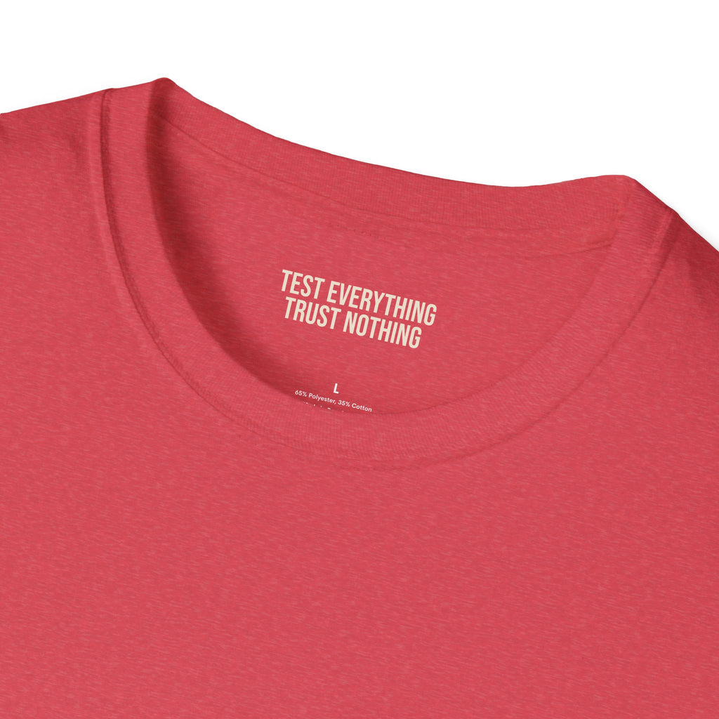 BBQ Test Pit logo soft tee mockup