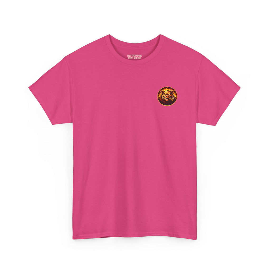 BBQ Test Pit logo tee mockup