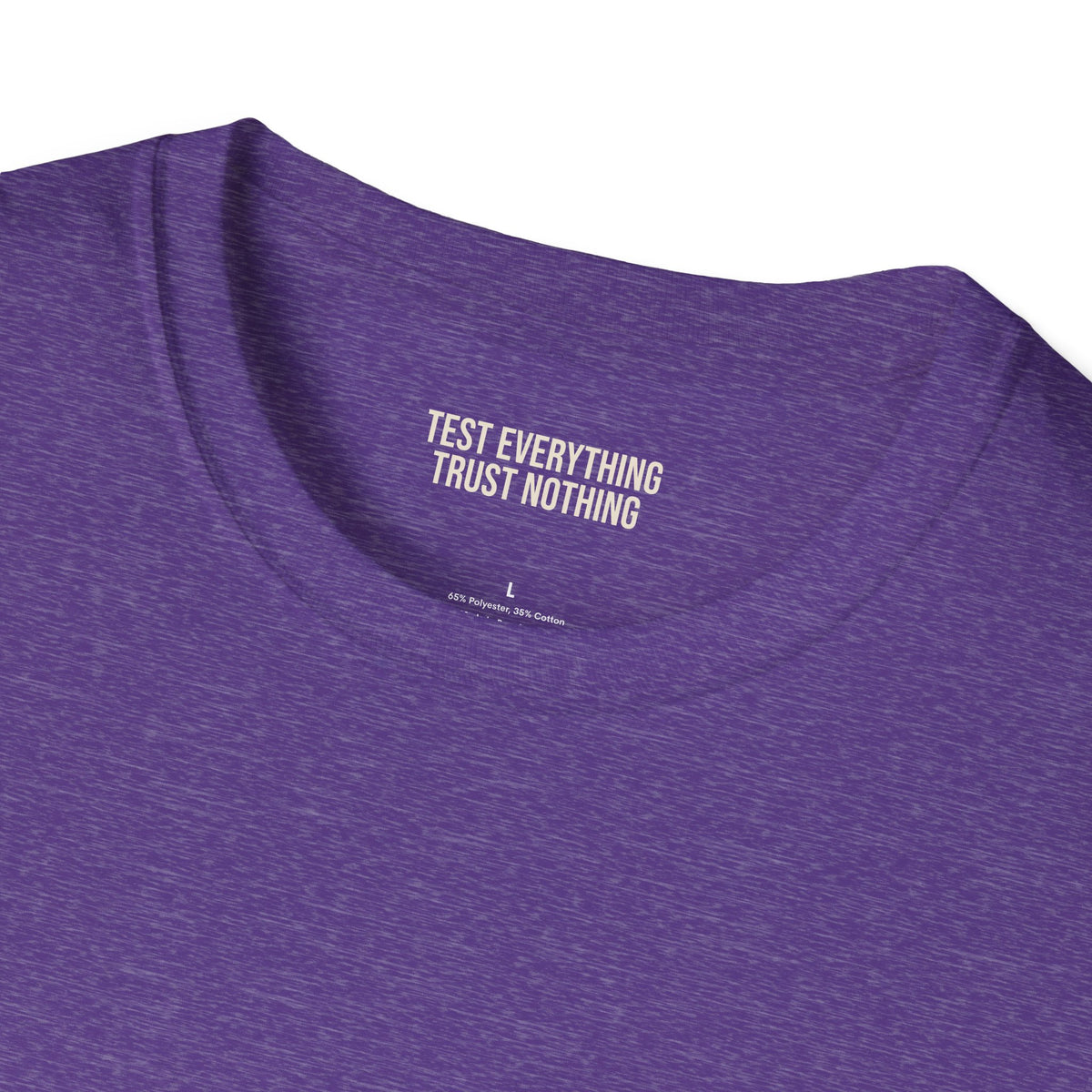 BBQ Test Pit logo soft tee mockup