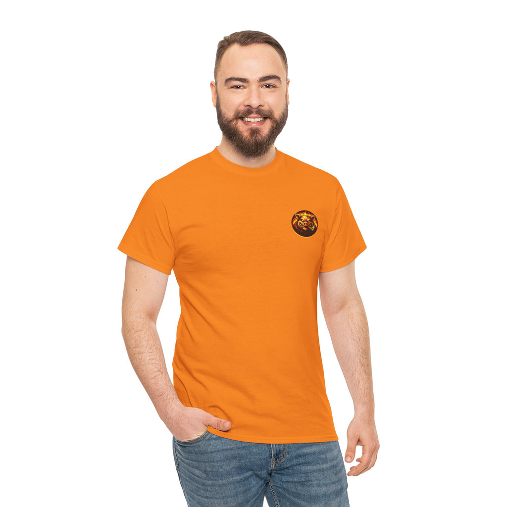 BBQ Test Pit Stop Calling It BBQ heavy tee mockup