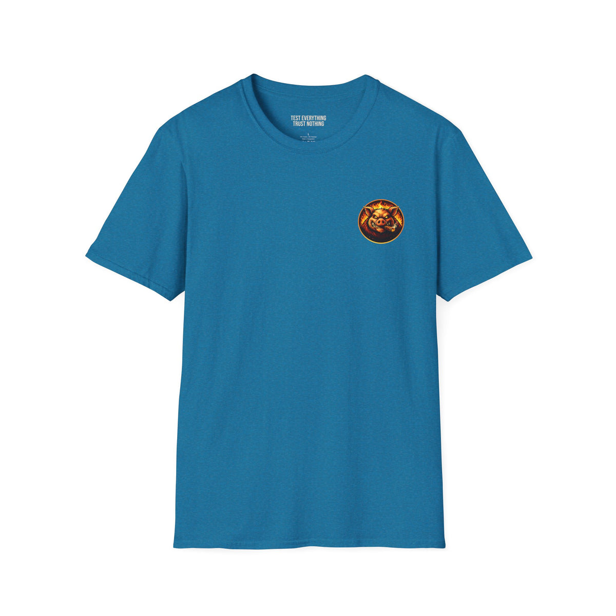 BBQ Test Pit Stop Staring At My Rack soft tee mockup