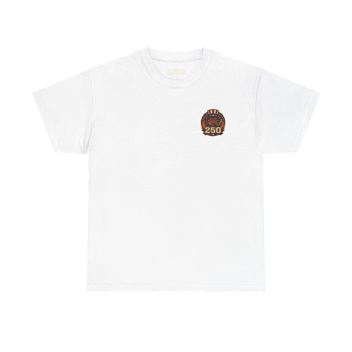 BBQ Test Pit 250 Years of Freedom soft tee mockup