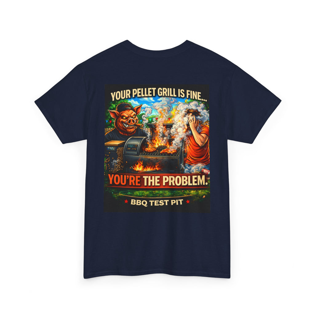 BBQ Test Pit Your Pellet Grill Is Fine tee mockup