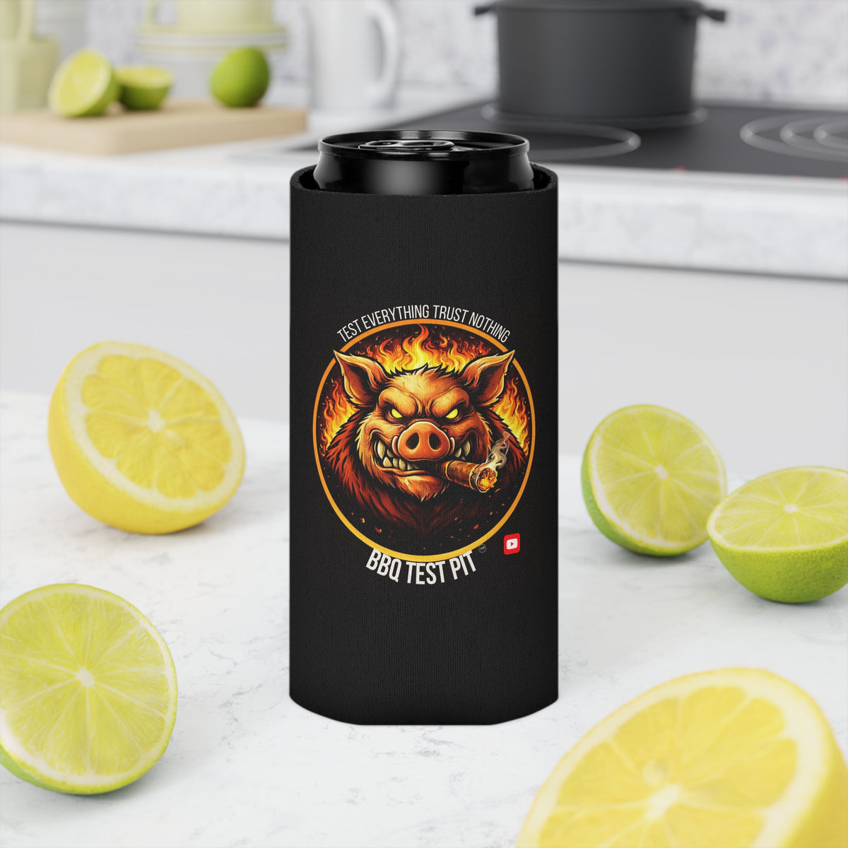 BBQ Test Pit can cooler mockup