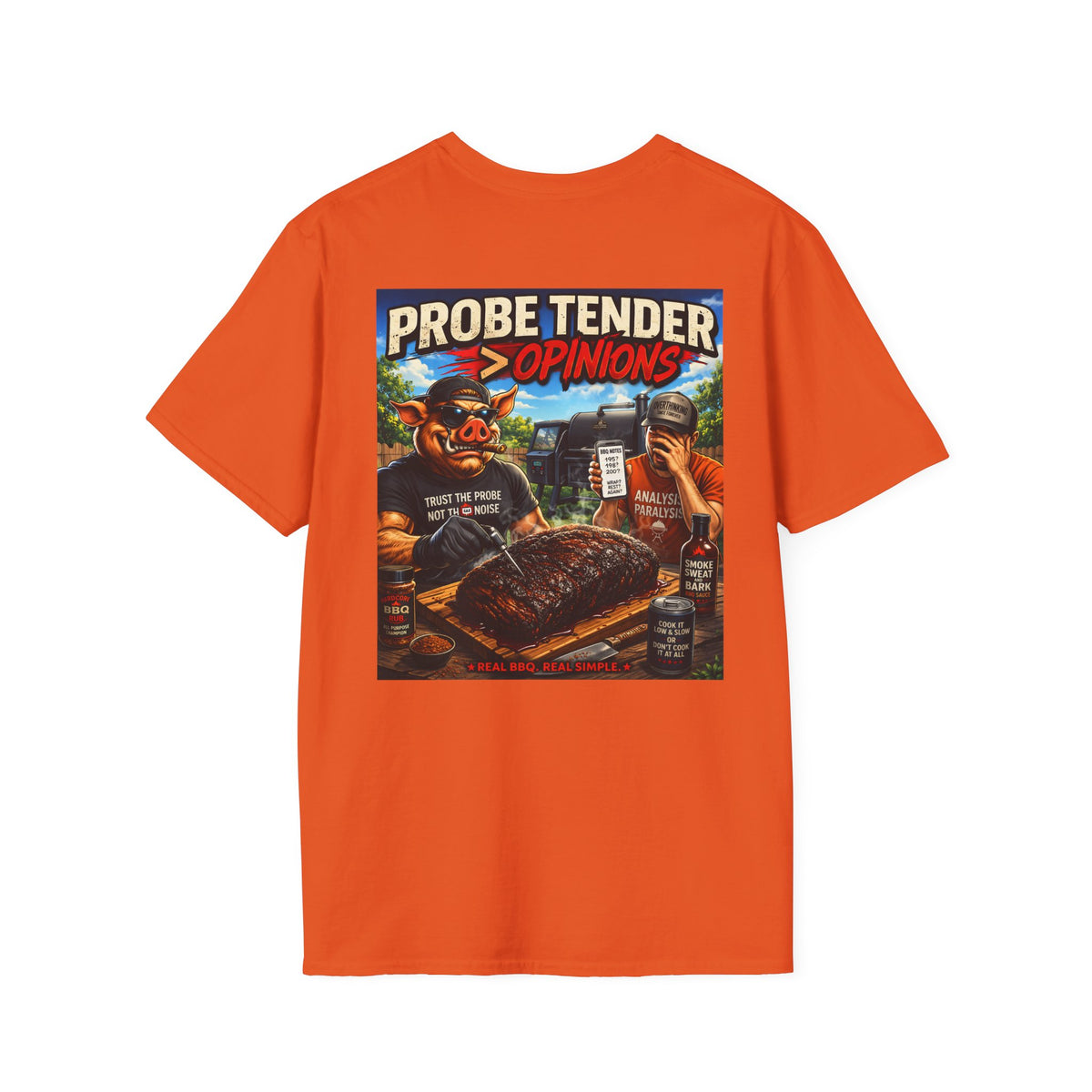 BBQ Test Pit Probe Tender Opinions tee mockup