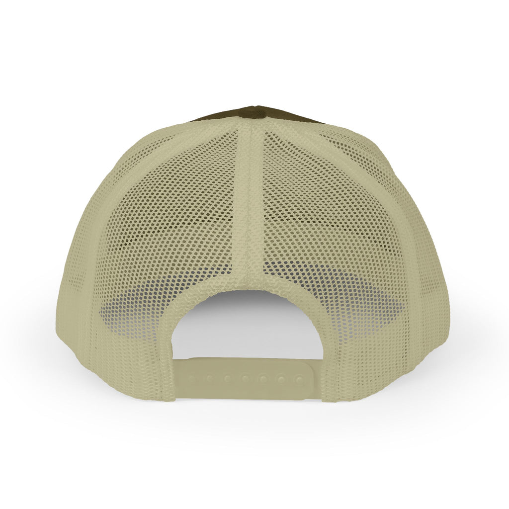 BBQ Test Pit 250 Years of Freedom trucker hat mockup