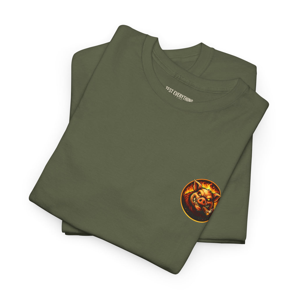 BBQ Test Pit I Like Big Butts tee mockup