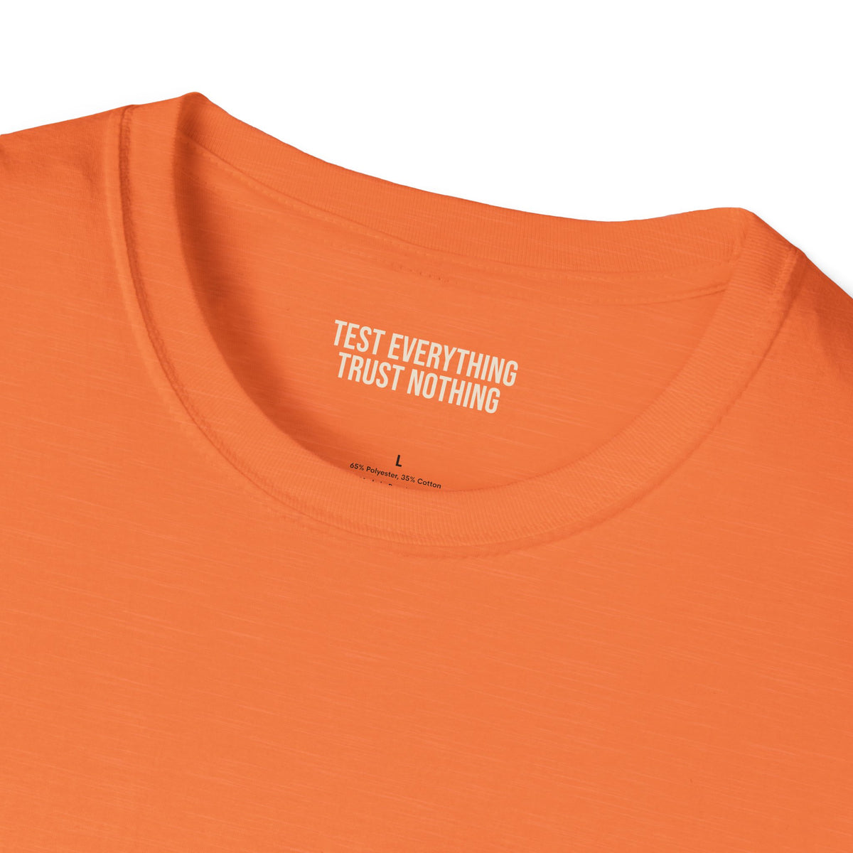 BBQ Test Pit logo soft tee mockup