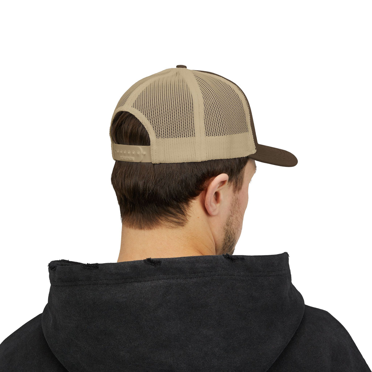 BBQ Test Pit trucker hat mockup