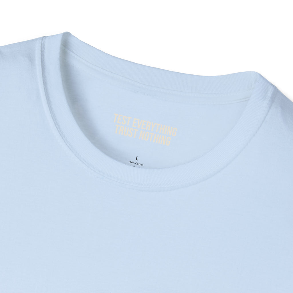 BBQ Test Pit I Like Big Butts soft tee mockup