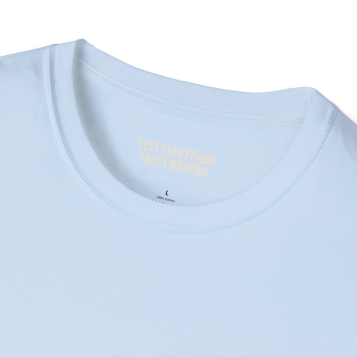 BBQ Test Pit I Like Big Butts soft tee mockup