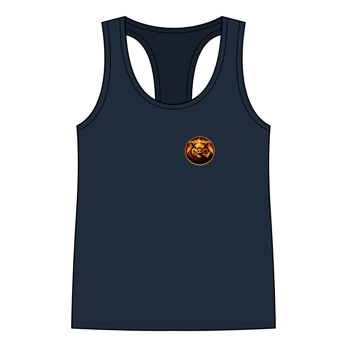 BBQ Test Pit Stop Calling It BBQ women's tank mockup