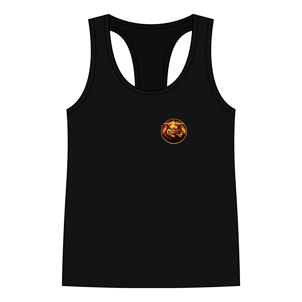 BBQ Test Pit Stop Calling It BBQ women's tank mockup