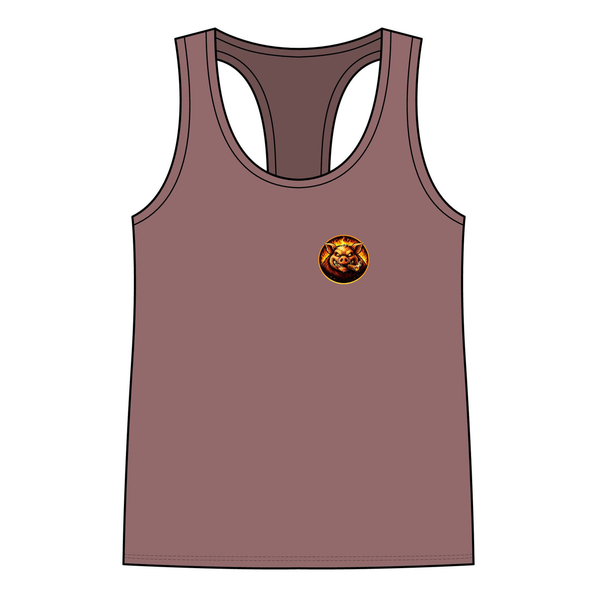 BBQ Test Pit Stop Calling It BBQ women's tank mockup