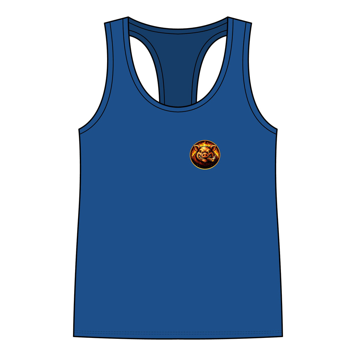 BBQ Test Pit Stop Calling It BBQ women's tank mockup