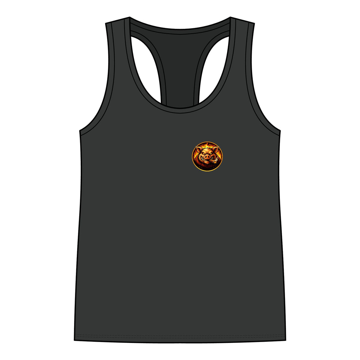 BBQ Test Pit Stop Calling It BBQ women's tank mockup