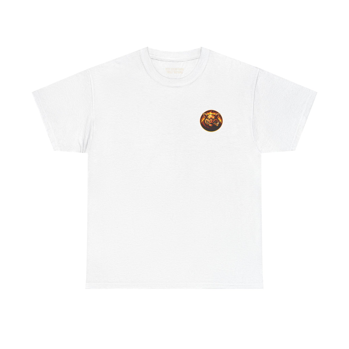BBQ Test Pit logo tee mockup