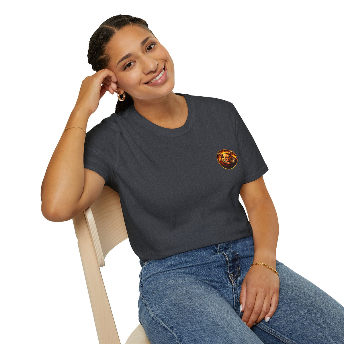 BBQ Test Pit Wrap When It's Ready tee mockup