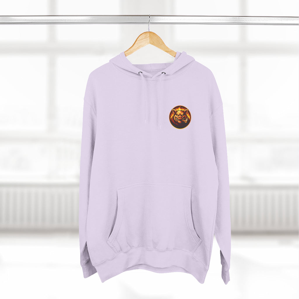 BBQ Test Pit logo hoodie mockup