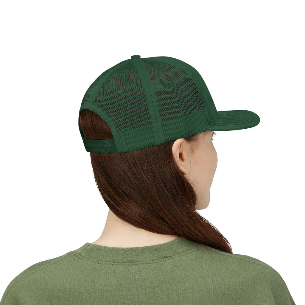 BBQ Test Pit 250 Years of Freedom trucker hat mockup