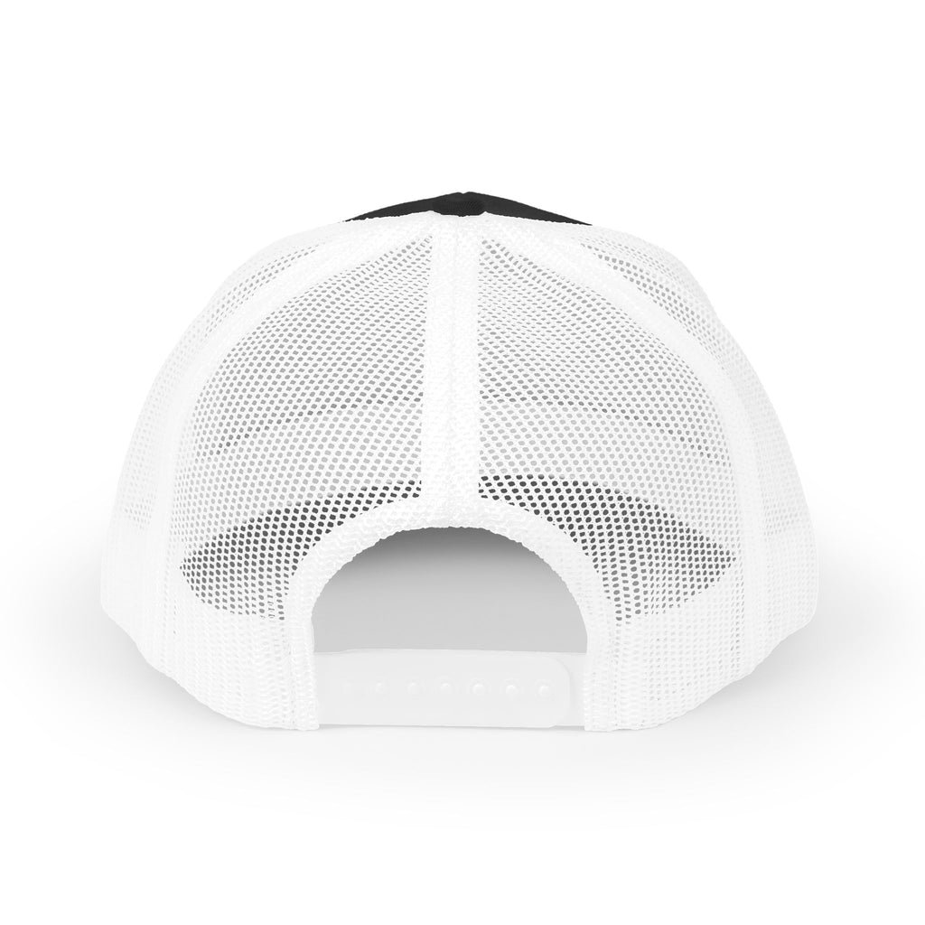 BBQ Test Pit trucker hat mockup